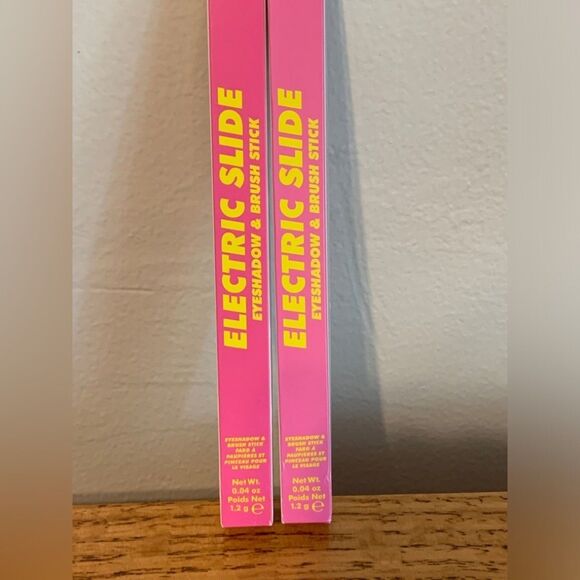 SET 2X Lime Crime Electric Slide Eyeshadow & Brush Stick Shade As If 1.2g NIB - Picture 2 of 6